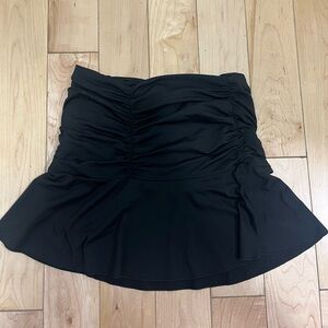 Black mini skirt